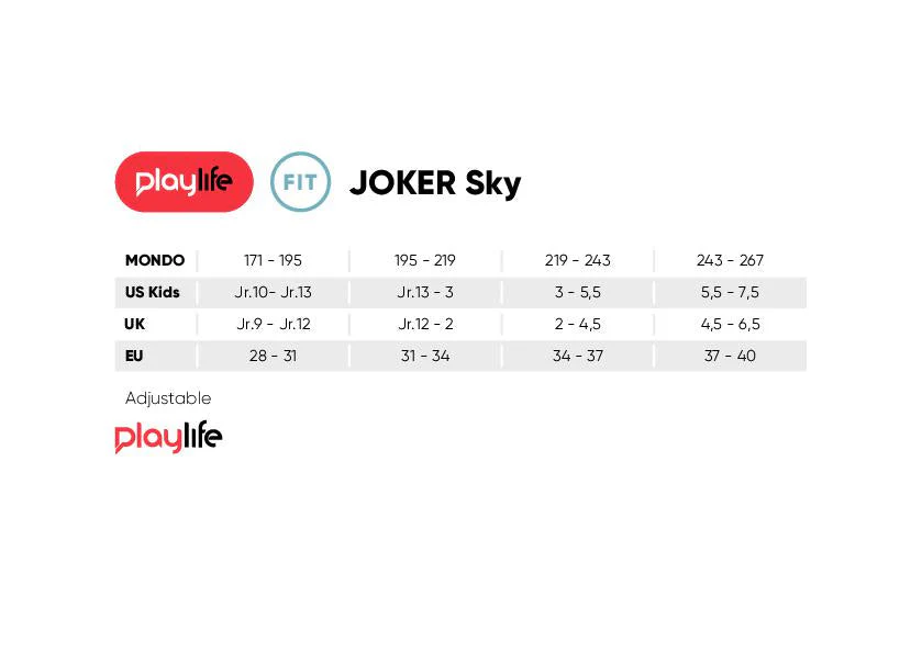 Playlife Joker Adjustable Skate - Blue Sky - Image 5
