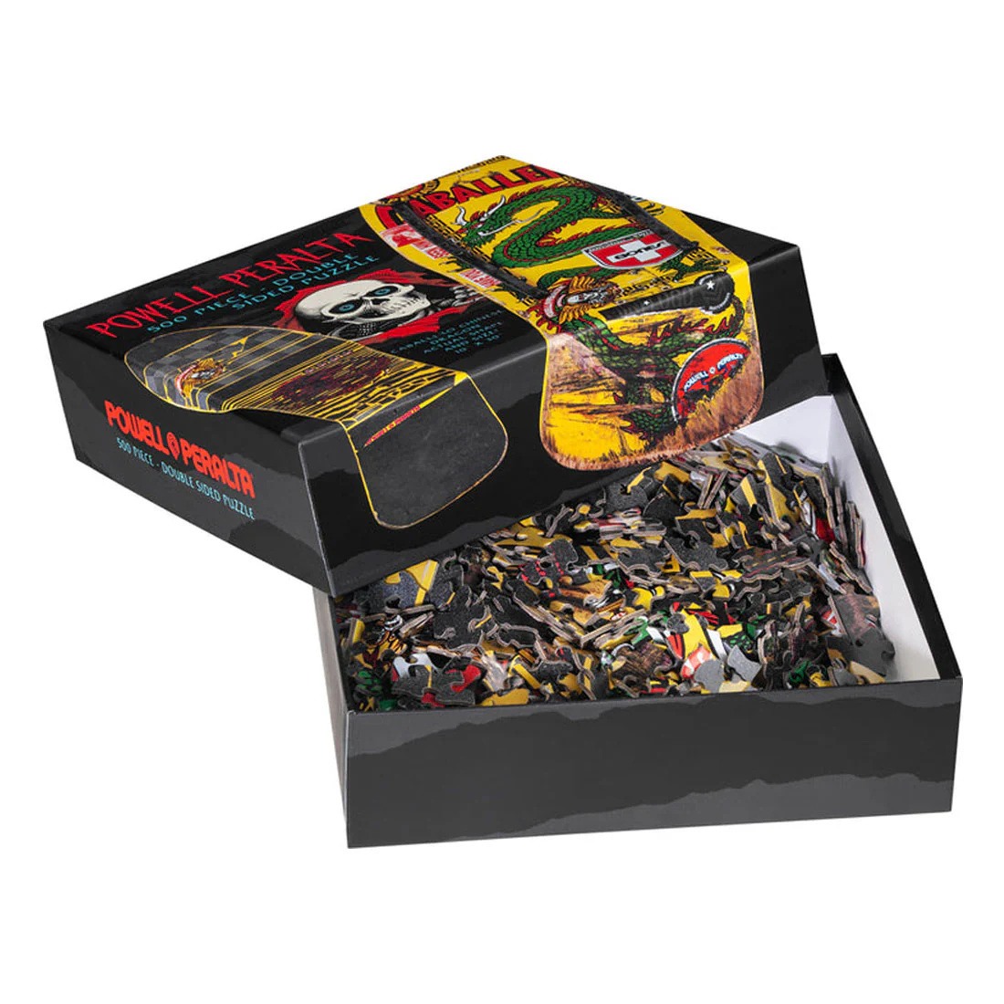 Powell Peralta 500pc Puzzle - Cab Chinese Dragon Yellow - Image 3