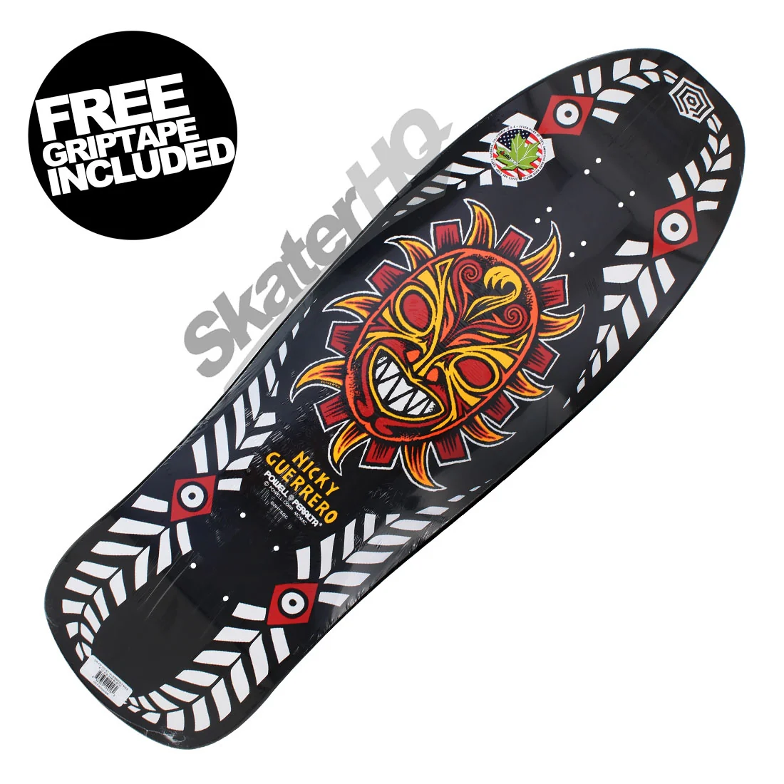 Powell Peralta Nicky Guerrero Mask 10.0 Deck - Black