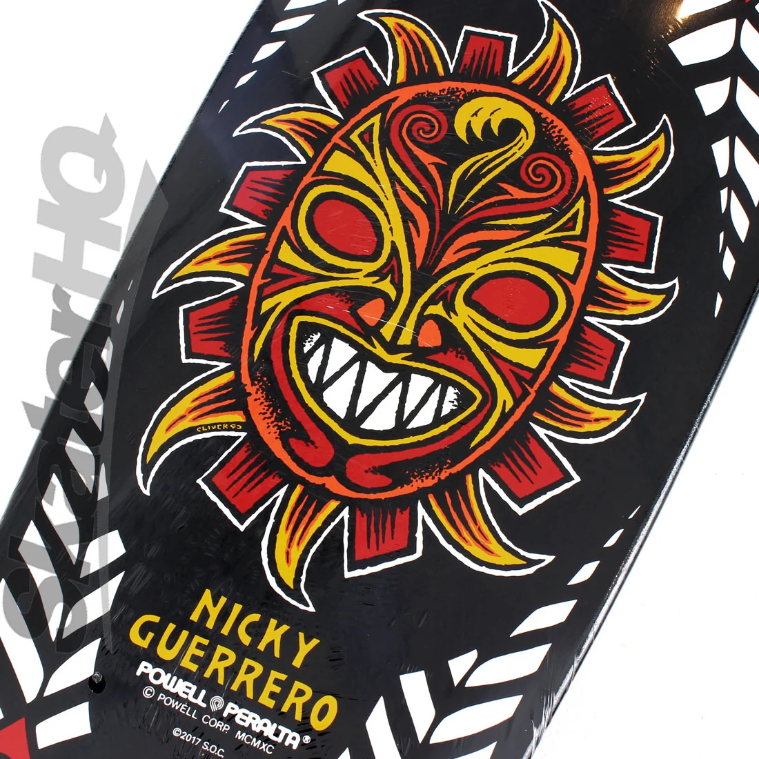 Powell Peralta Nicky Guerrero Mask 10.0 Deck - Black - Image 3