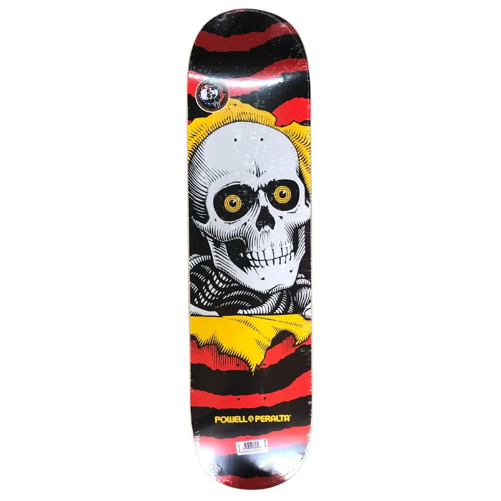 Powell Peralta Ripper Black Red 7.75 Birch Skateboard Deck