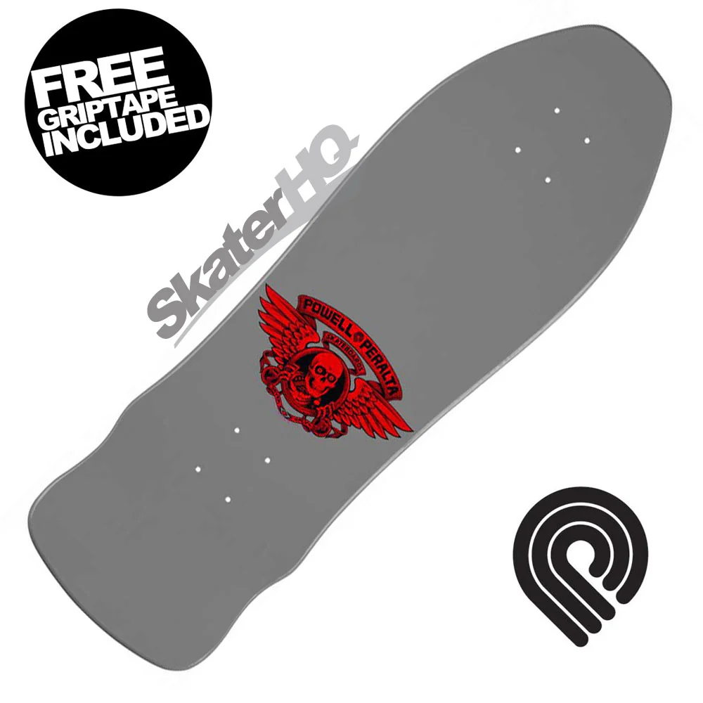 Powell Peralta Skull & Sword Geegah 9.75 Deck - Silver - Image 2