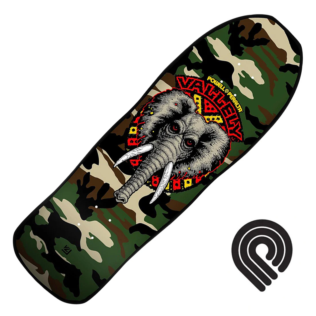 Powell Peralta Vallely Elephant 10.0 Deck - Camo