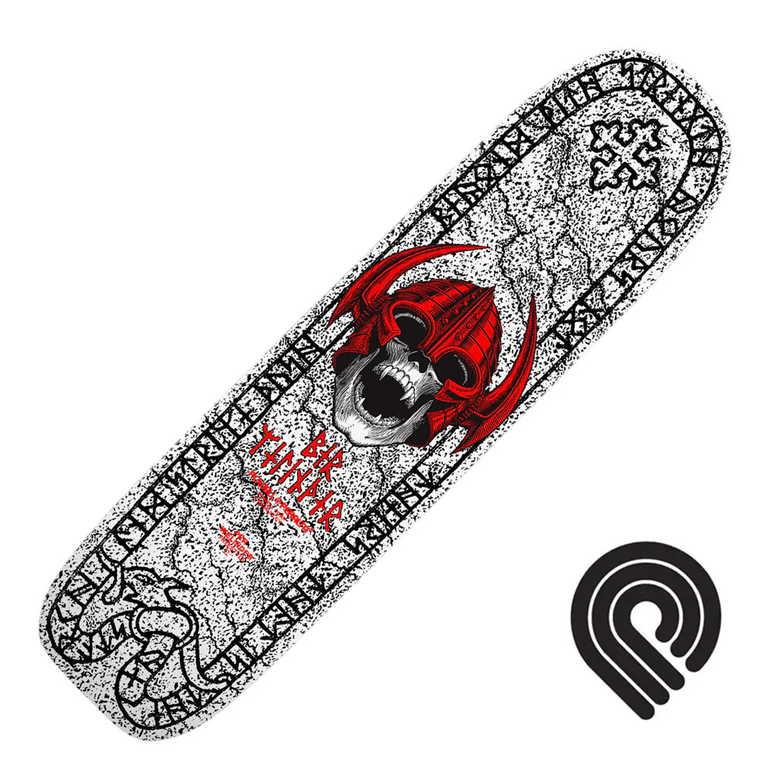Powell Peralta Welinder Nordic Skull 7.25 FS Deck - White
