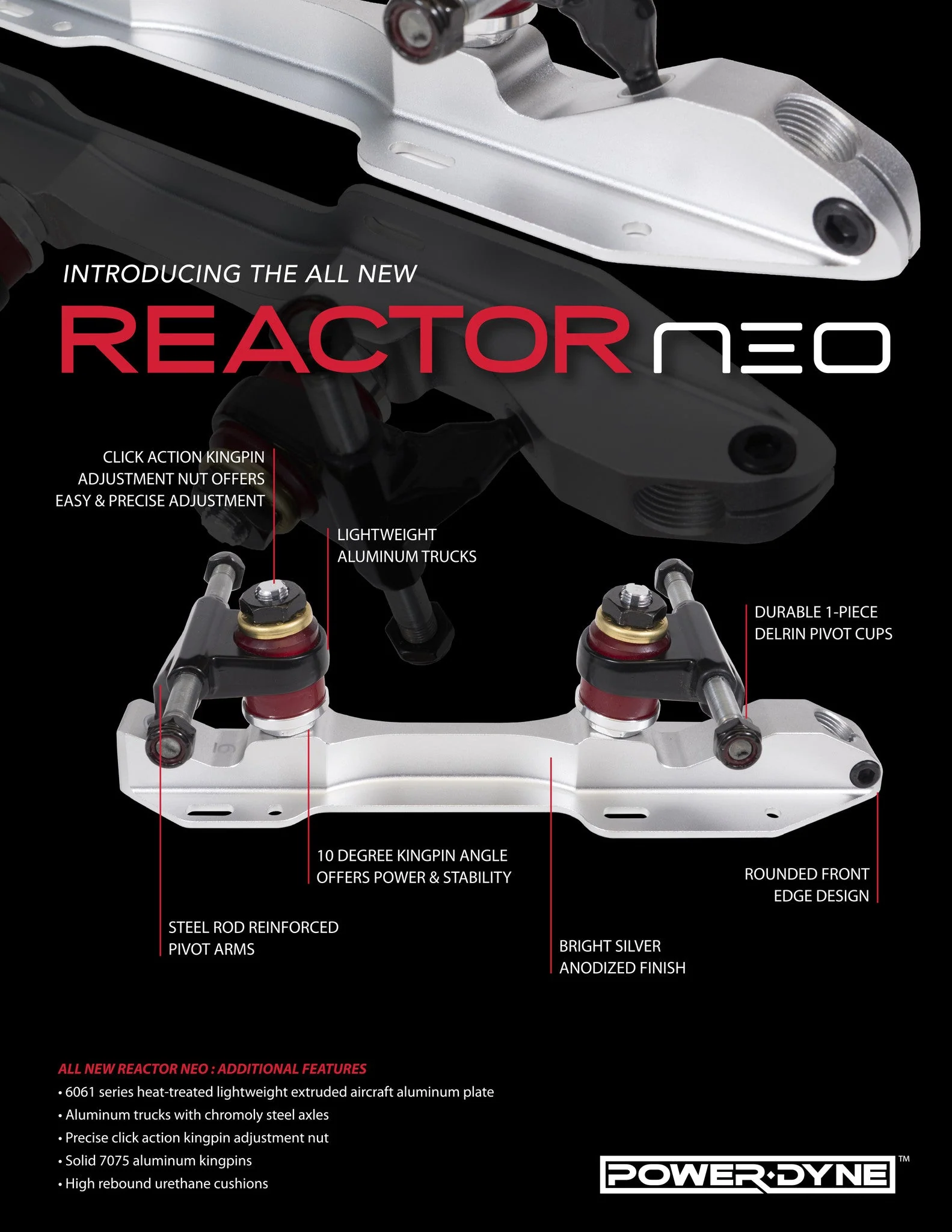 Powerdyne Reactor Neo Plate - Silver - Image 2