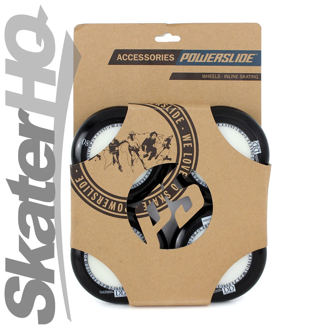 Powerslide Defcon 80mm Wheels 4pk - Image 2