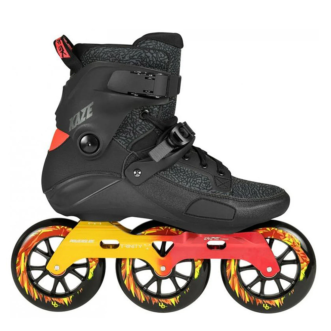Powerslide Kaze Supercruiser 110 - Black/Red