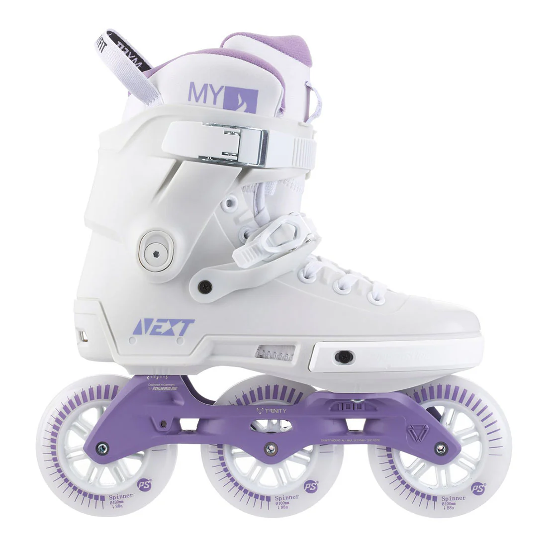 Powerslide Next 100 - Grey/Purple
