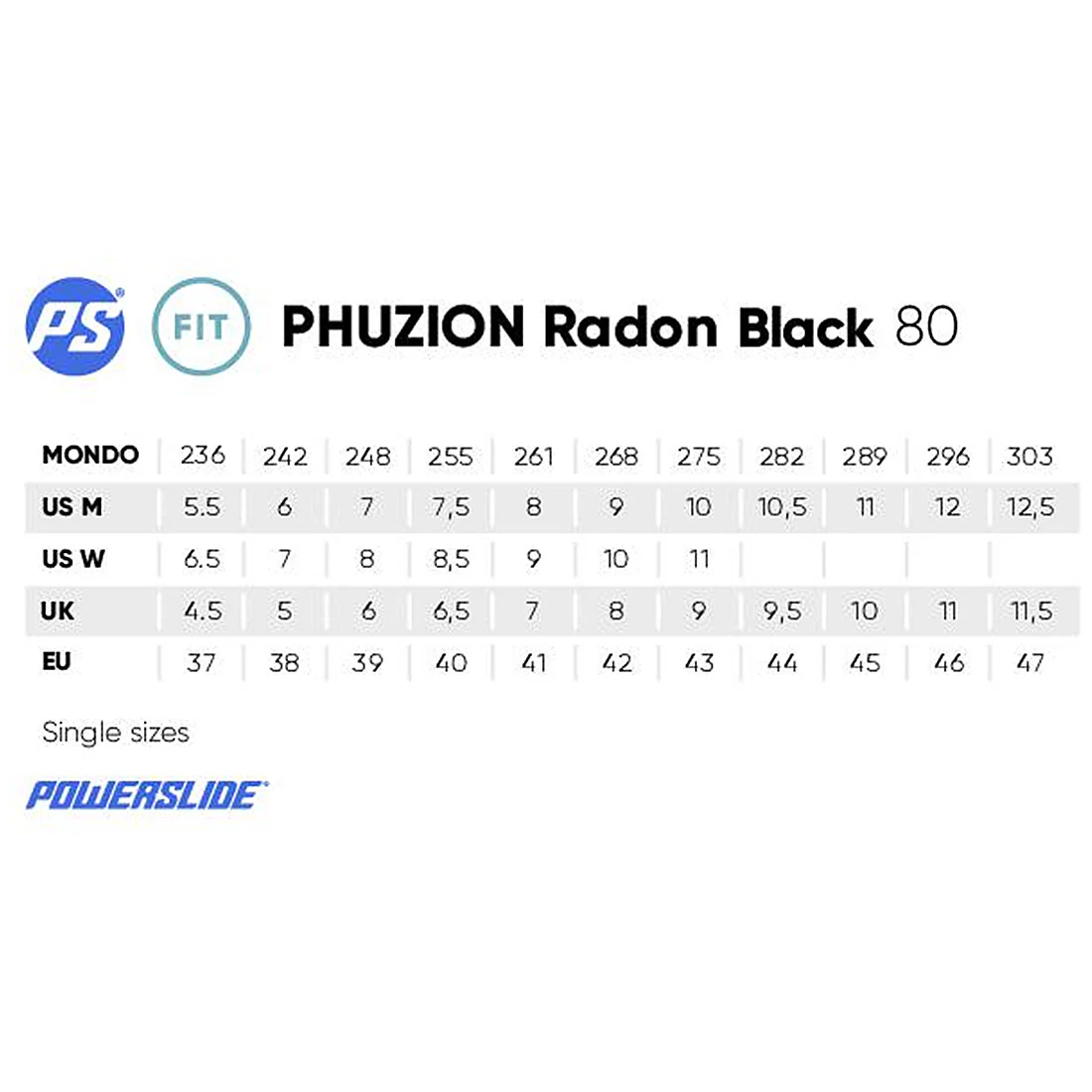 Powerslide Phuzion Radon 80 Black - Image 5