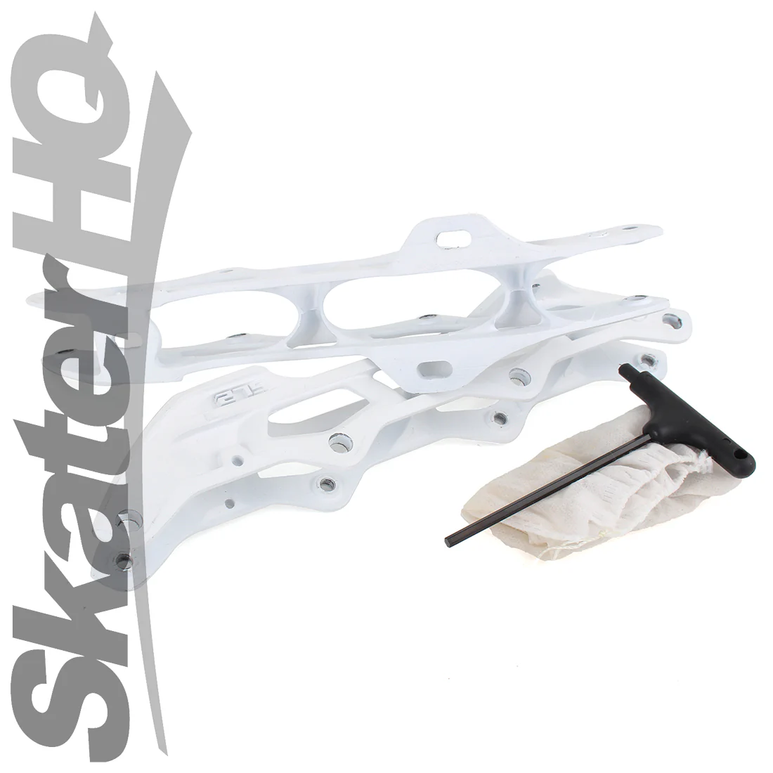 Powerslide Trinity Elite 90 Frame Set - White - Image 2