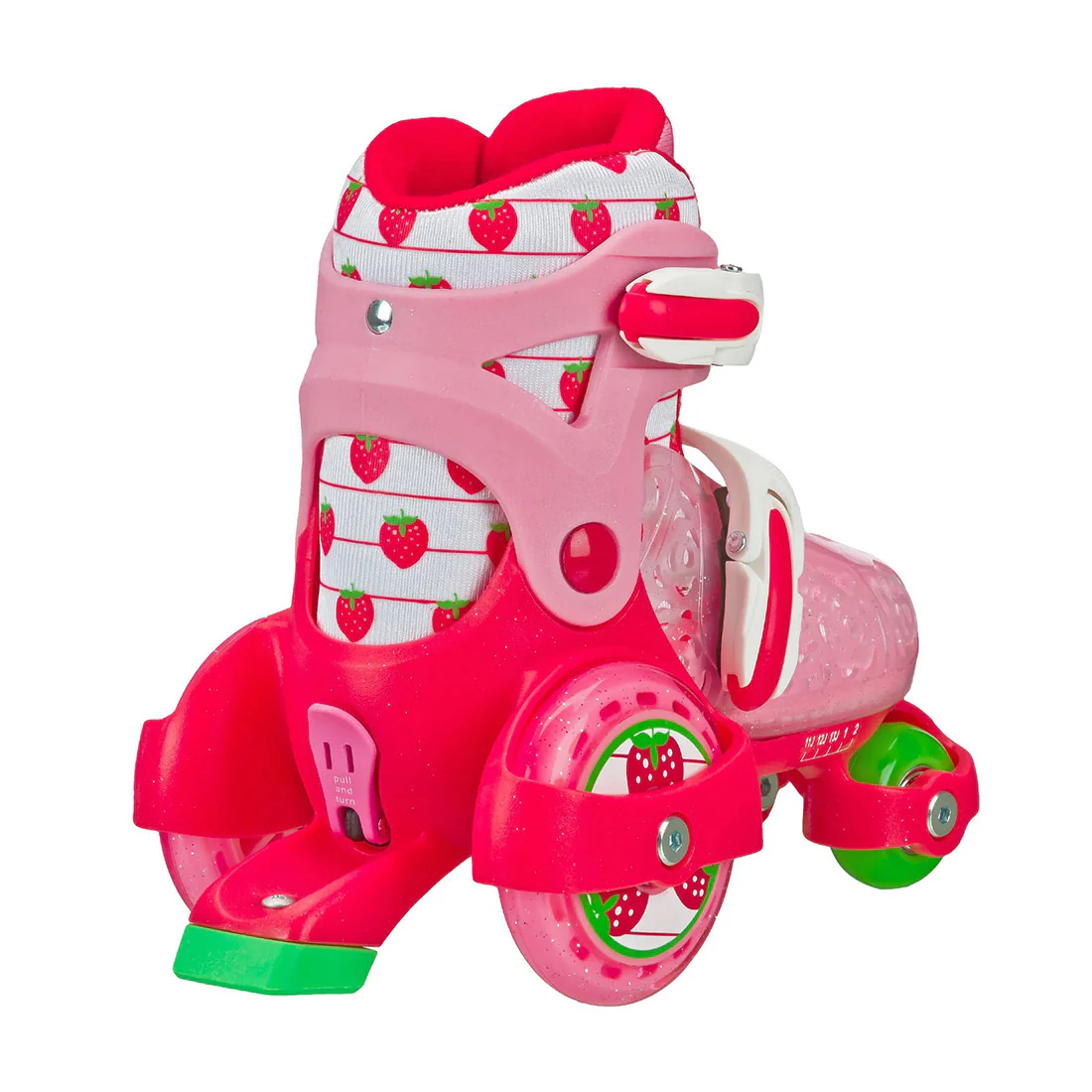 RDS Fun Roll Adjustable Skates - Strawberry - Image 2
