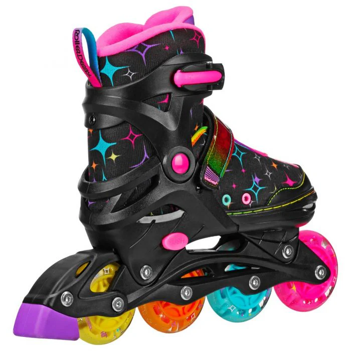 RDS Stryde Light-Up Skate - Black/Rainbow - Image 2