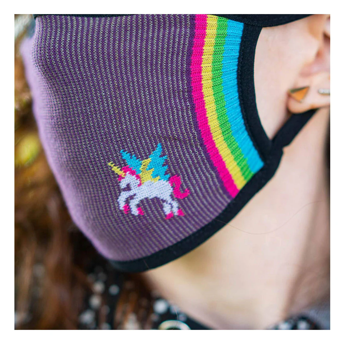 Sock It To Me - Face Mask - Unicorn - Image 2