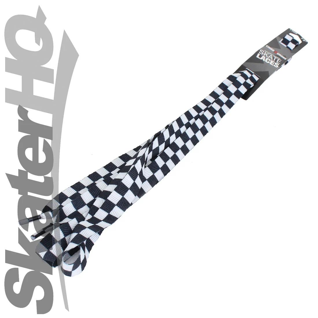 Riedell Criss-Cross Laces 72 Fat - Checkered - Image 2