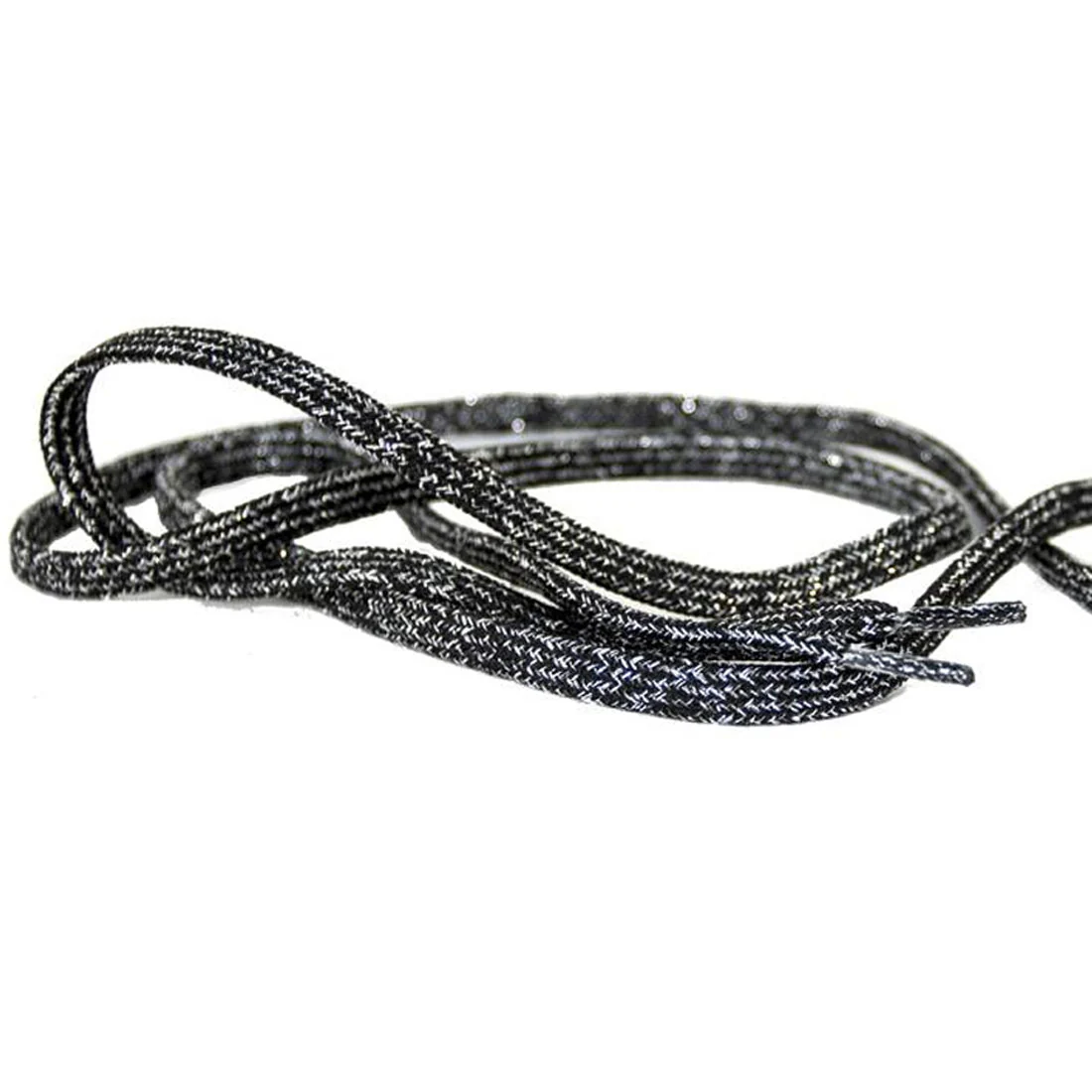 Rio Roller Laces - Black Glitter - Image 2