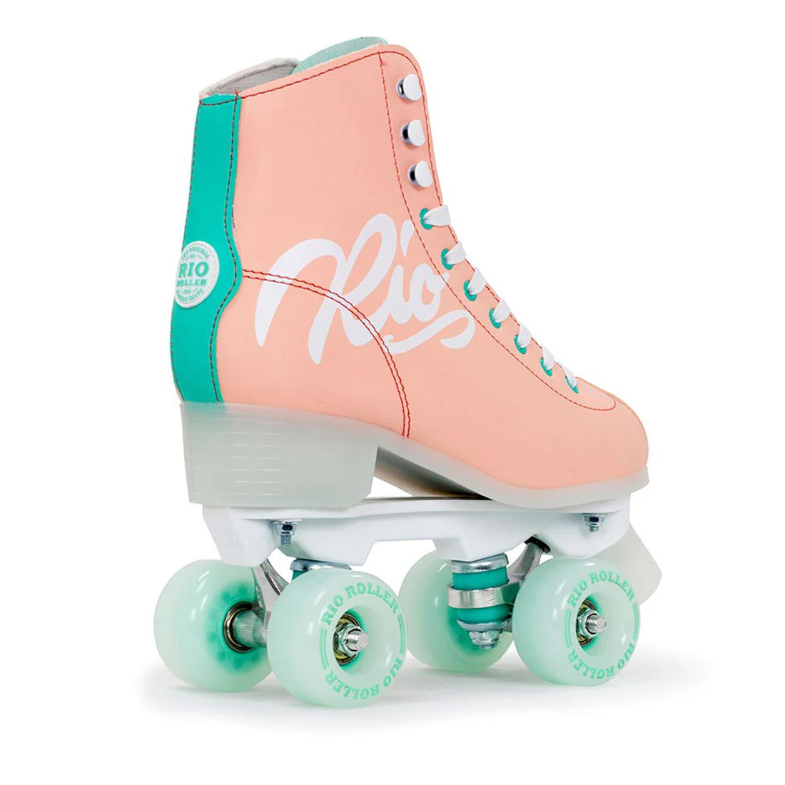 Rio Roller Script - Peach/Green - Image 3