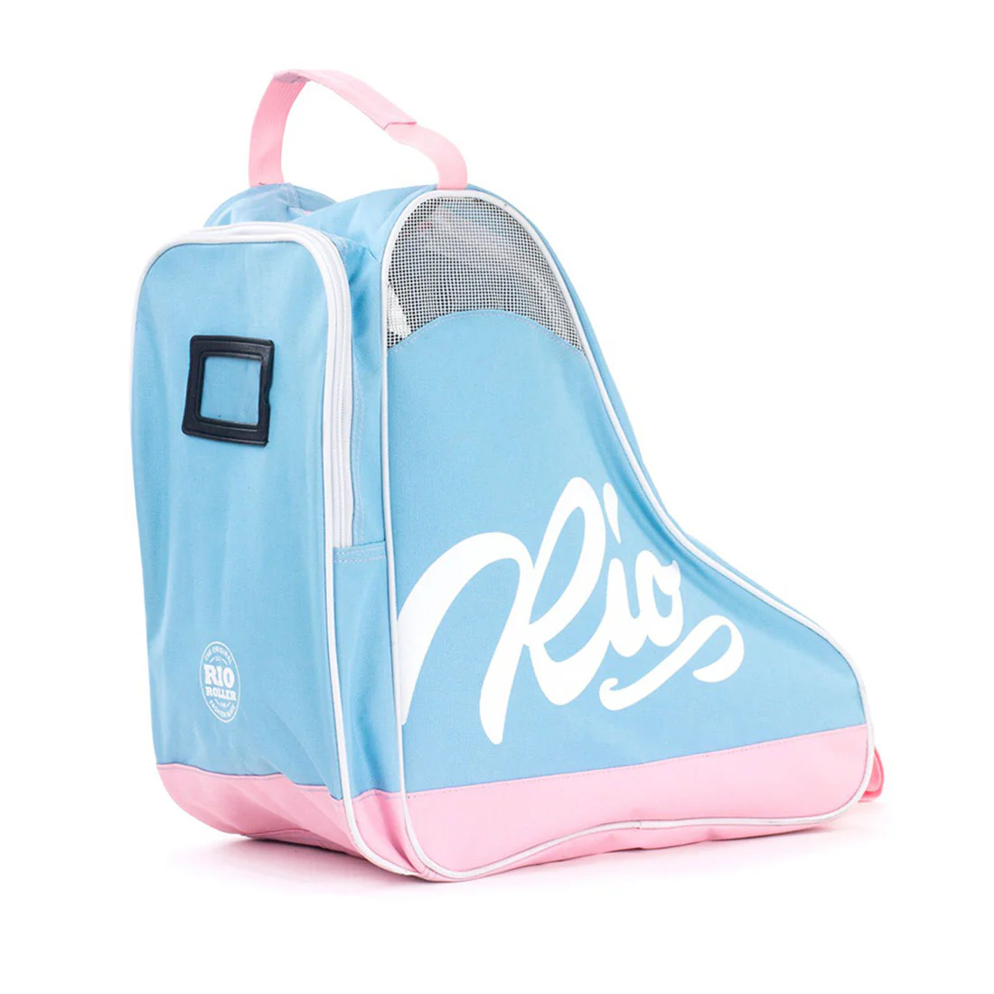 Rio Roller Script Skate Bag - Blue/Pink - Image 3