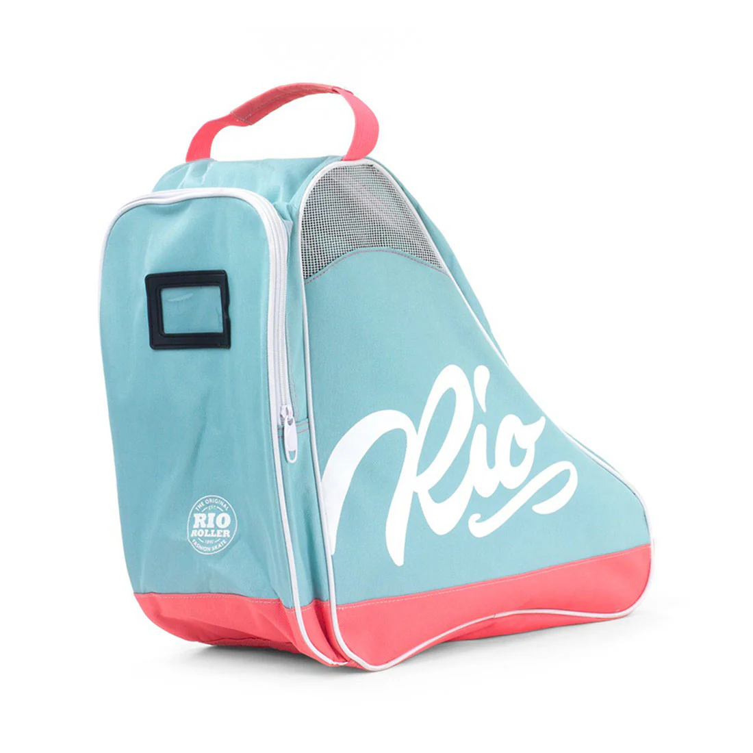 Rio Roller Script Skate Bag - Teal/Coral - Image 3