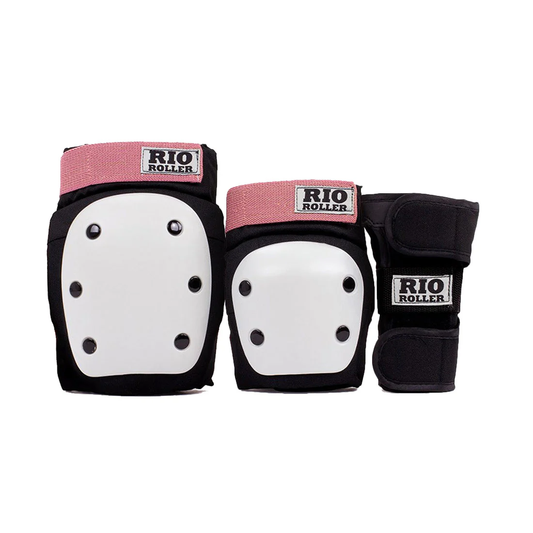 Rio Roller Triple Pad Set - Black/Rose Gold