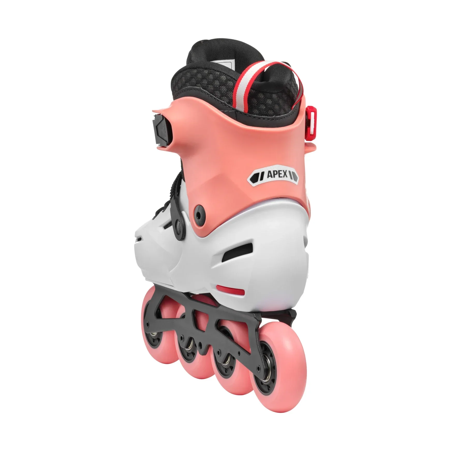 Rollerblade Apex Adjustable Inline Skate Platinum/Coral - Image 4