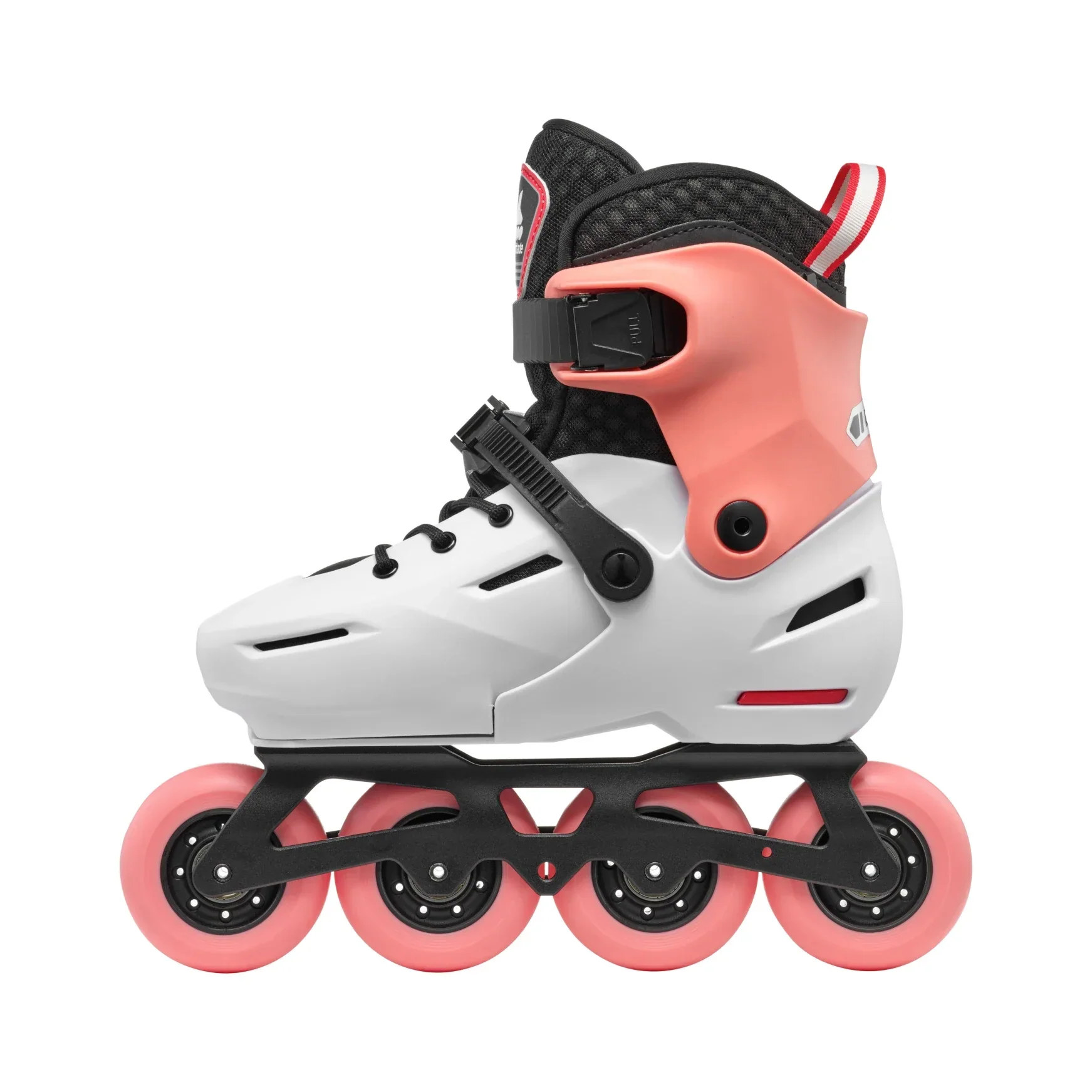 Rollerblade Apex Adjustable Inline Skate Platinum/Coral - Image 5