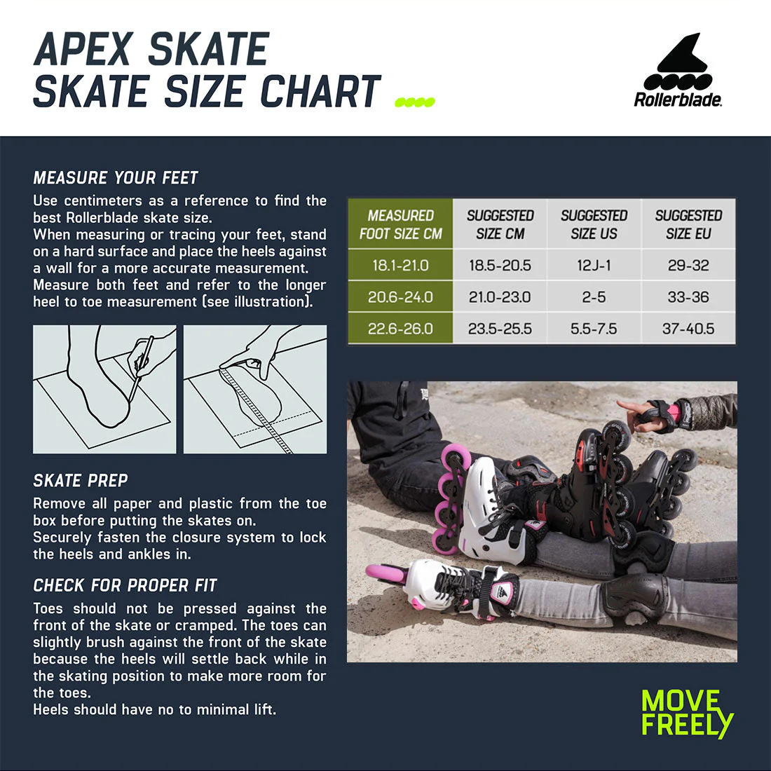 Rollerblade Apex Adjustable Inline Skate Platinum/Coral - Image 8