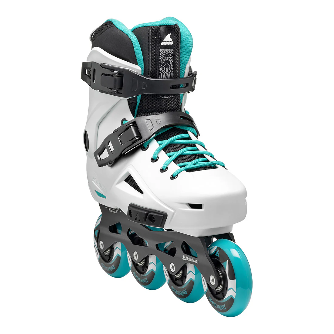 Rollerblade Lightning W - White/Aqua - Image 2