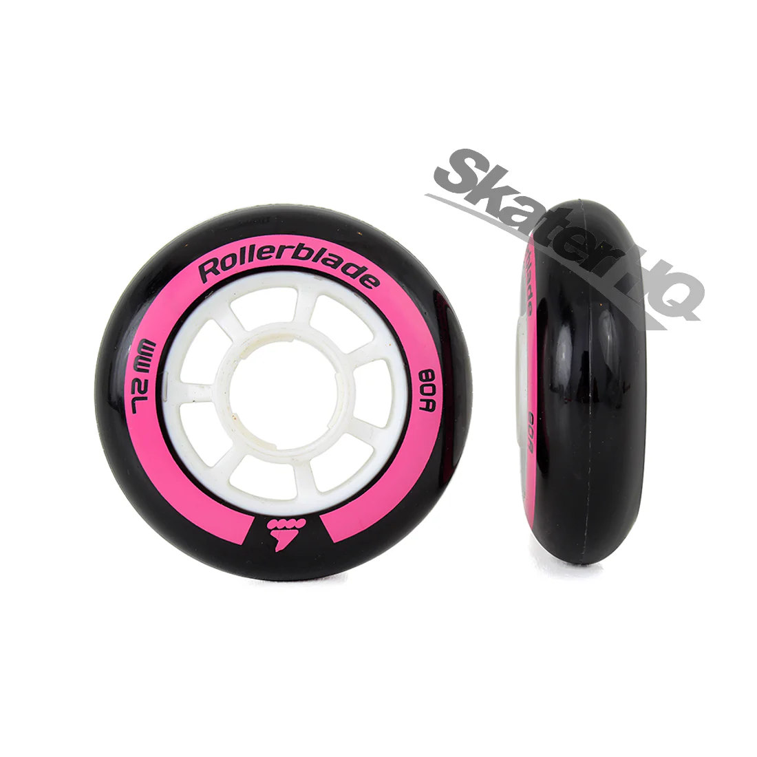 Rollerblade Microblade 72mm 80a 8pk - Black/Pink