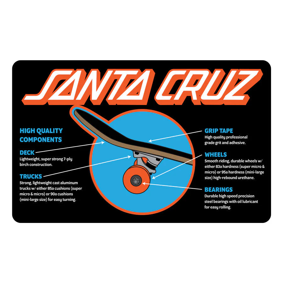 Santa Cruz Classic Dot 7.5 Micro Complete - Pink/Red - Image 3
