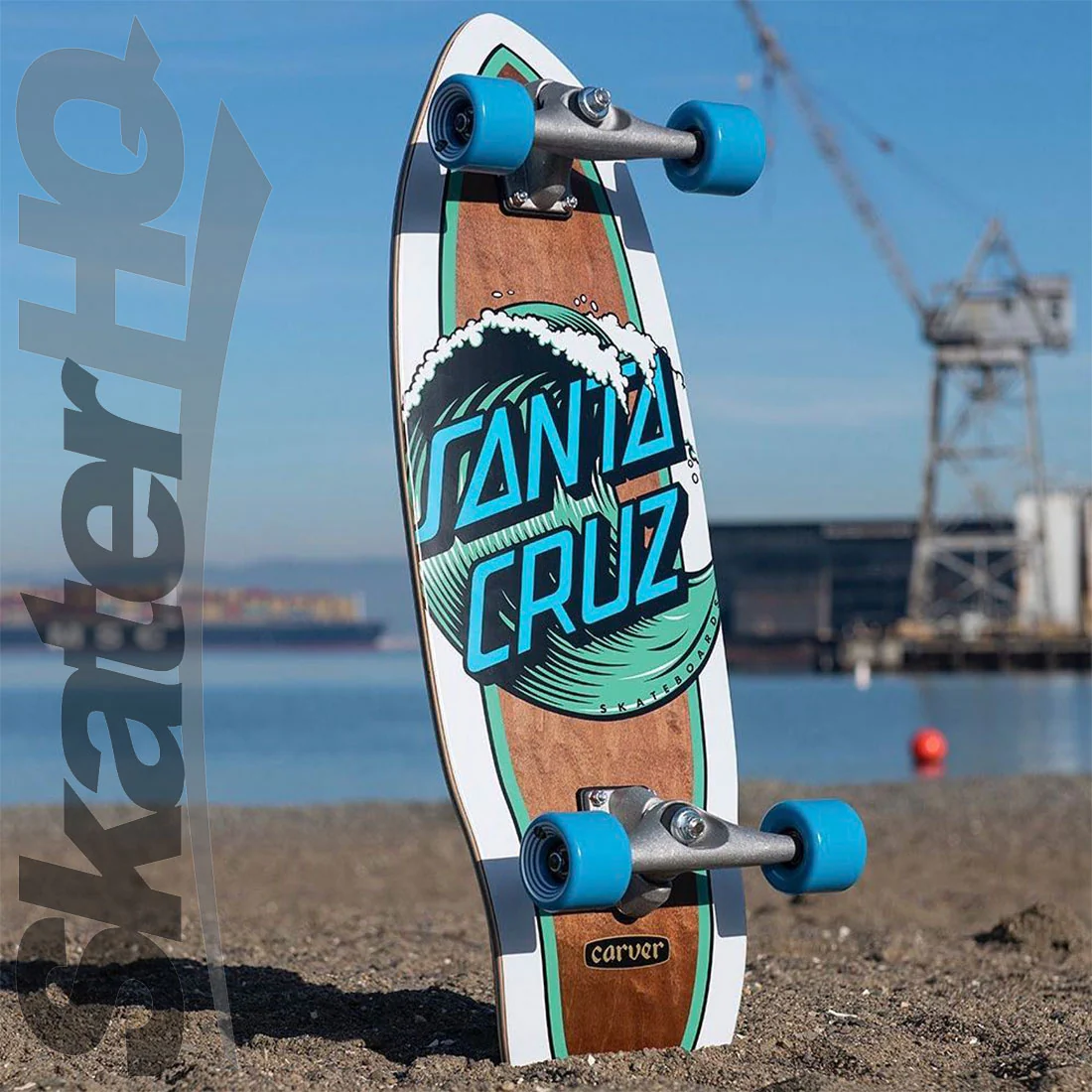 Santa Cruz x Carver Wave Dot Cut Back 29.95 CX Surf Skate Cruiser Complete - Image 2