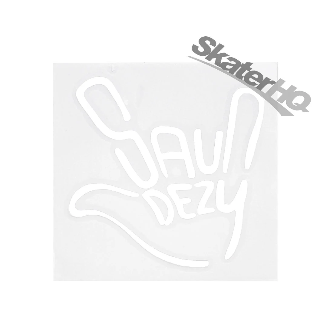 Saundezy Hand Sticker - White/Clear