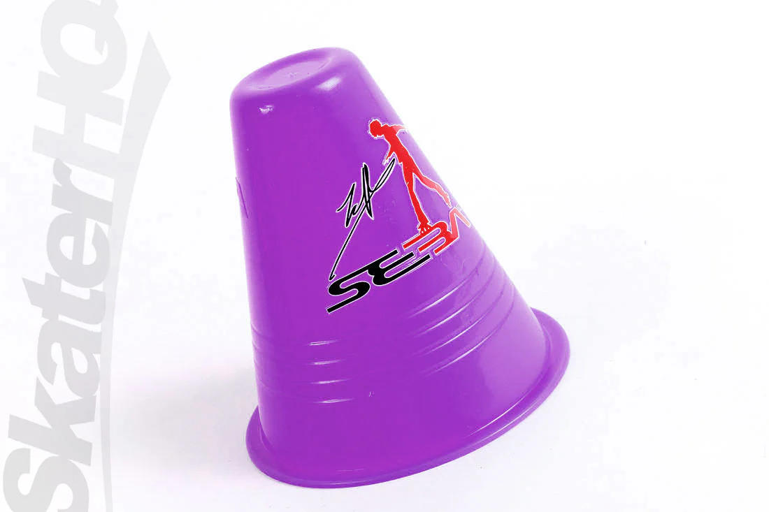SEBA Slalom Cones 20pk - Purple PIC - Image 3