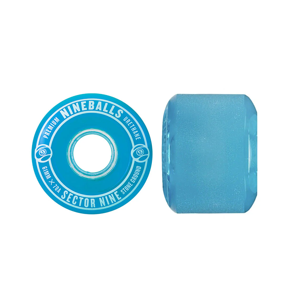 Sector 9 Nineballs 61mm 78a 4pk - Blue