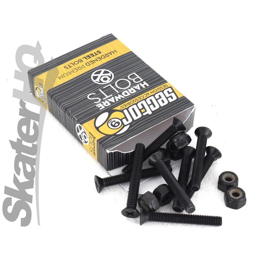 Sector 9 Steel Bolts 1.5inch Phillips 8pk - Black - Image 2