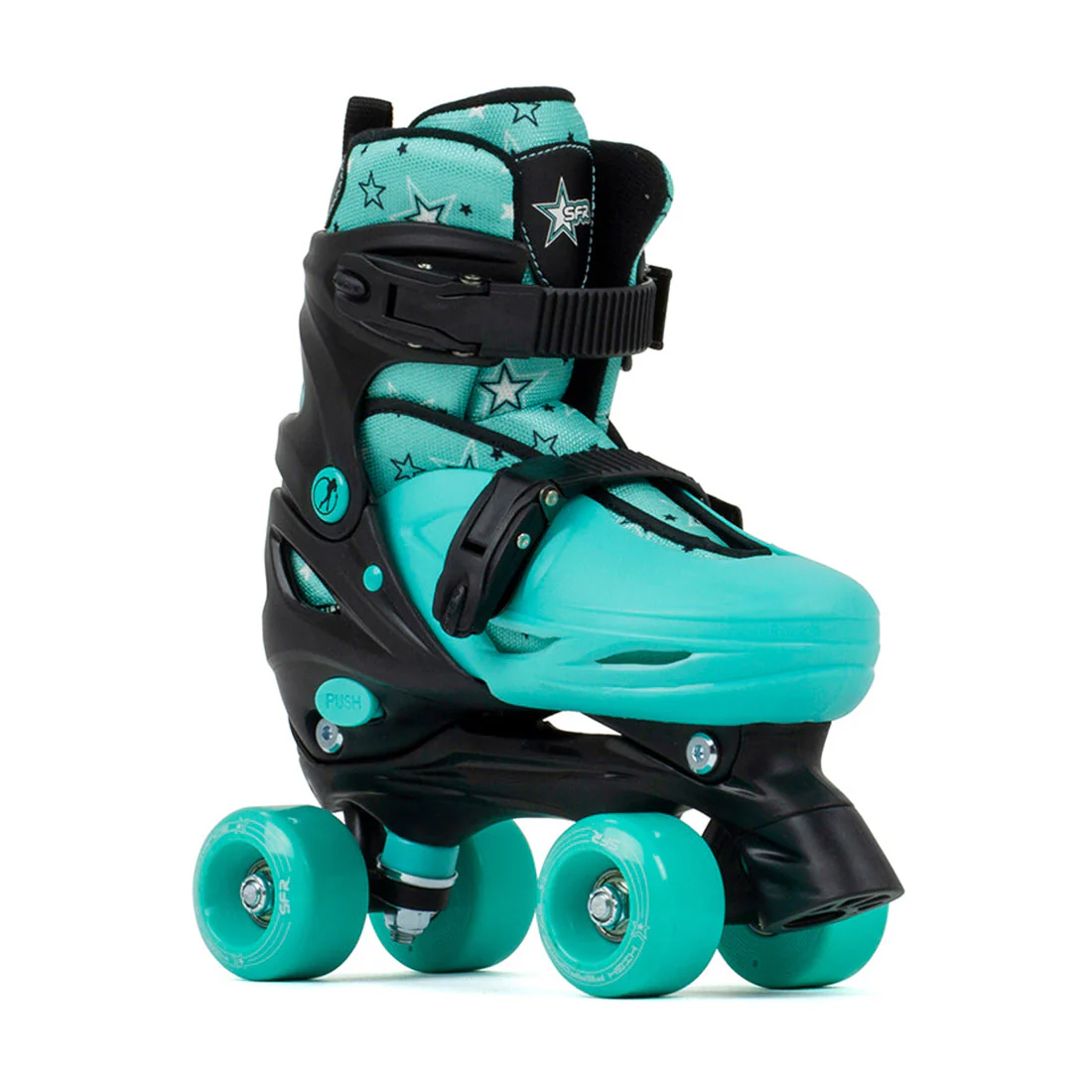 SFR Nebula Adjustable Skate - Black/Green - Image 2