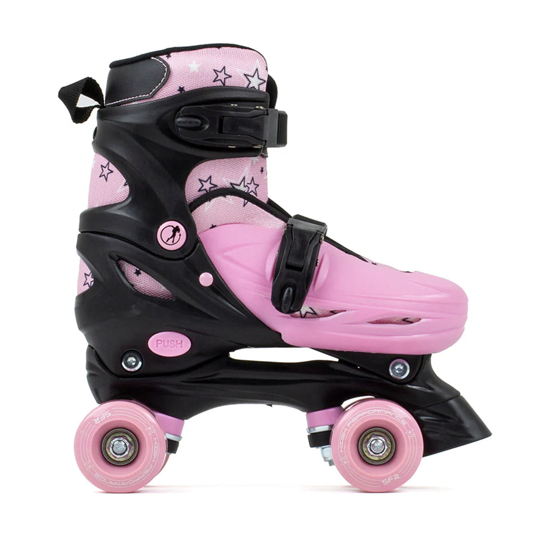 SFR Nebula Adjustable Skate - Black/Pink
