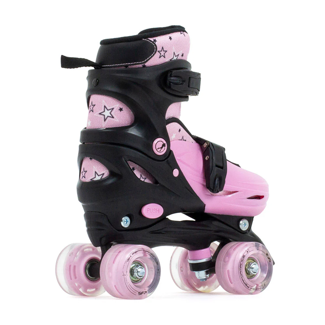 SFR Nebula LED Adjustable Skate - Black/Pink - Image 3