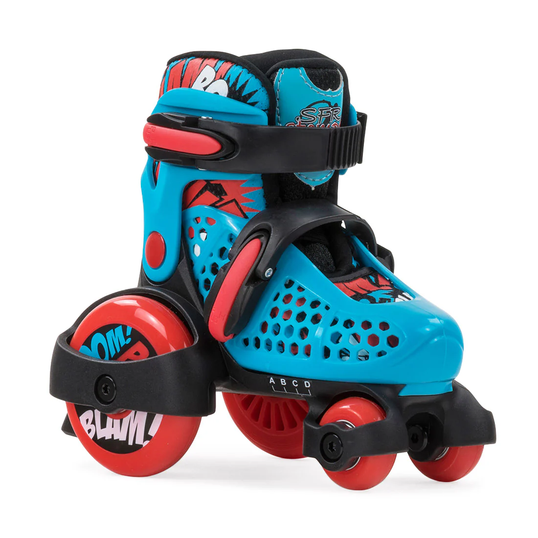 SFR Stomper Adjustable Skates - Blue/Red