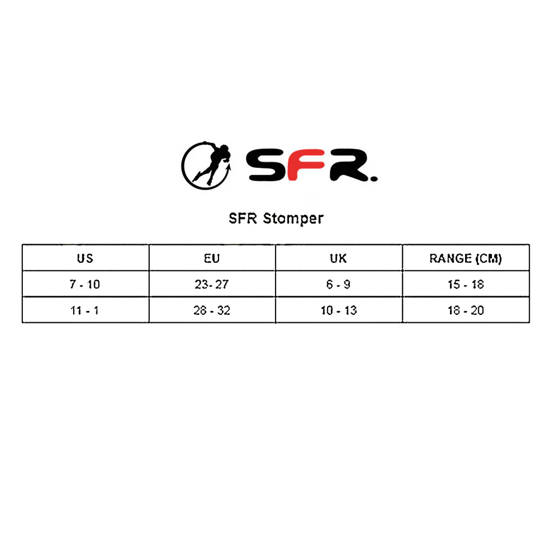 SFR Stomper Adjustable Skates - Blue/Red - Image 4