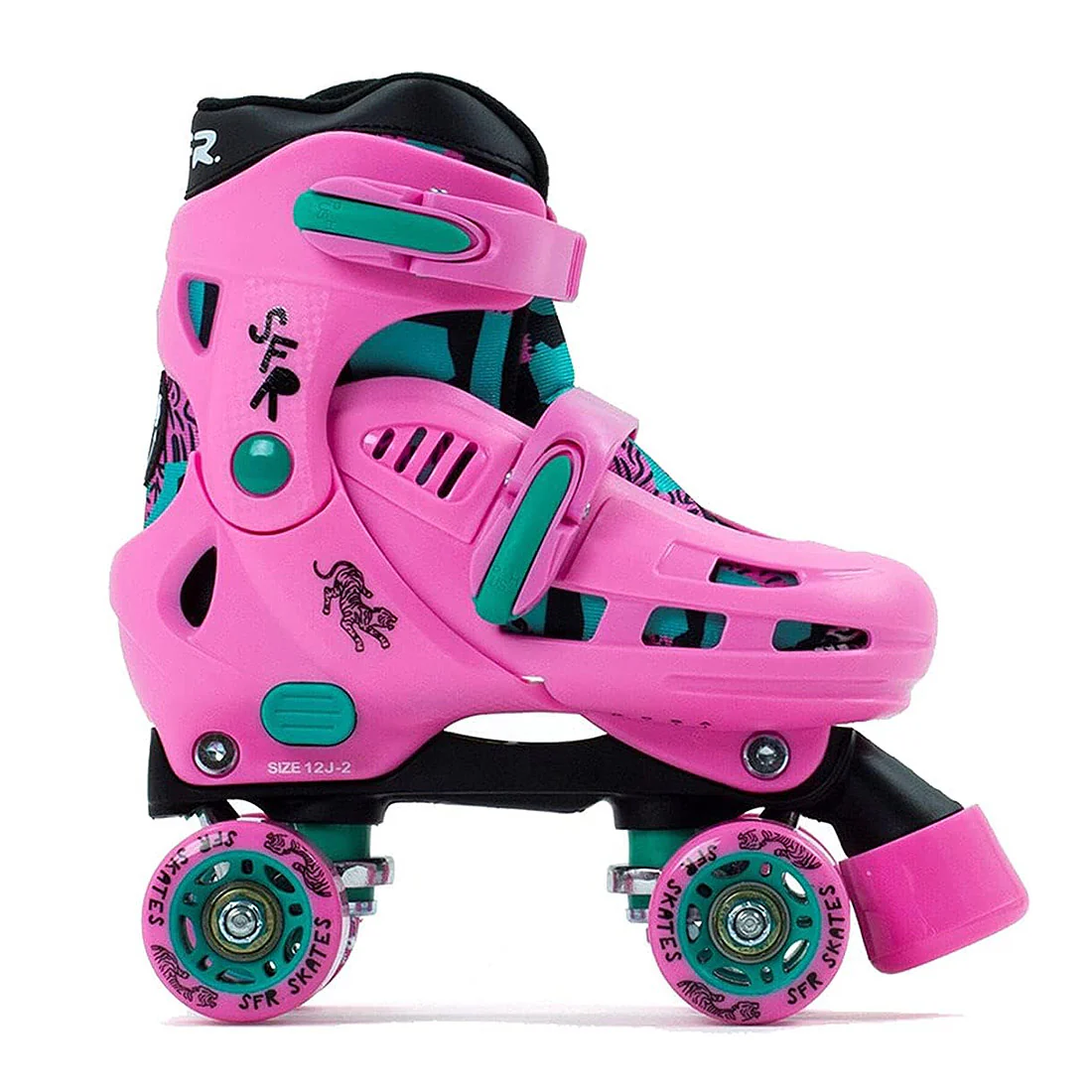SFR Storm IV Skates - Pink/Green