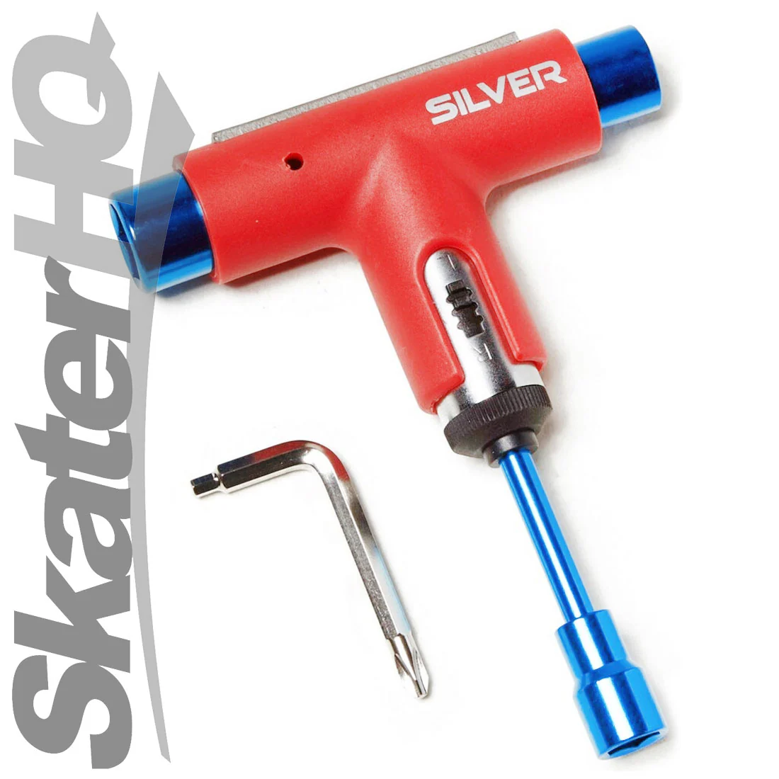 Silver Ratchet Tool - Red/Blue - Image 2