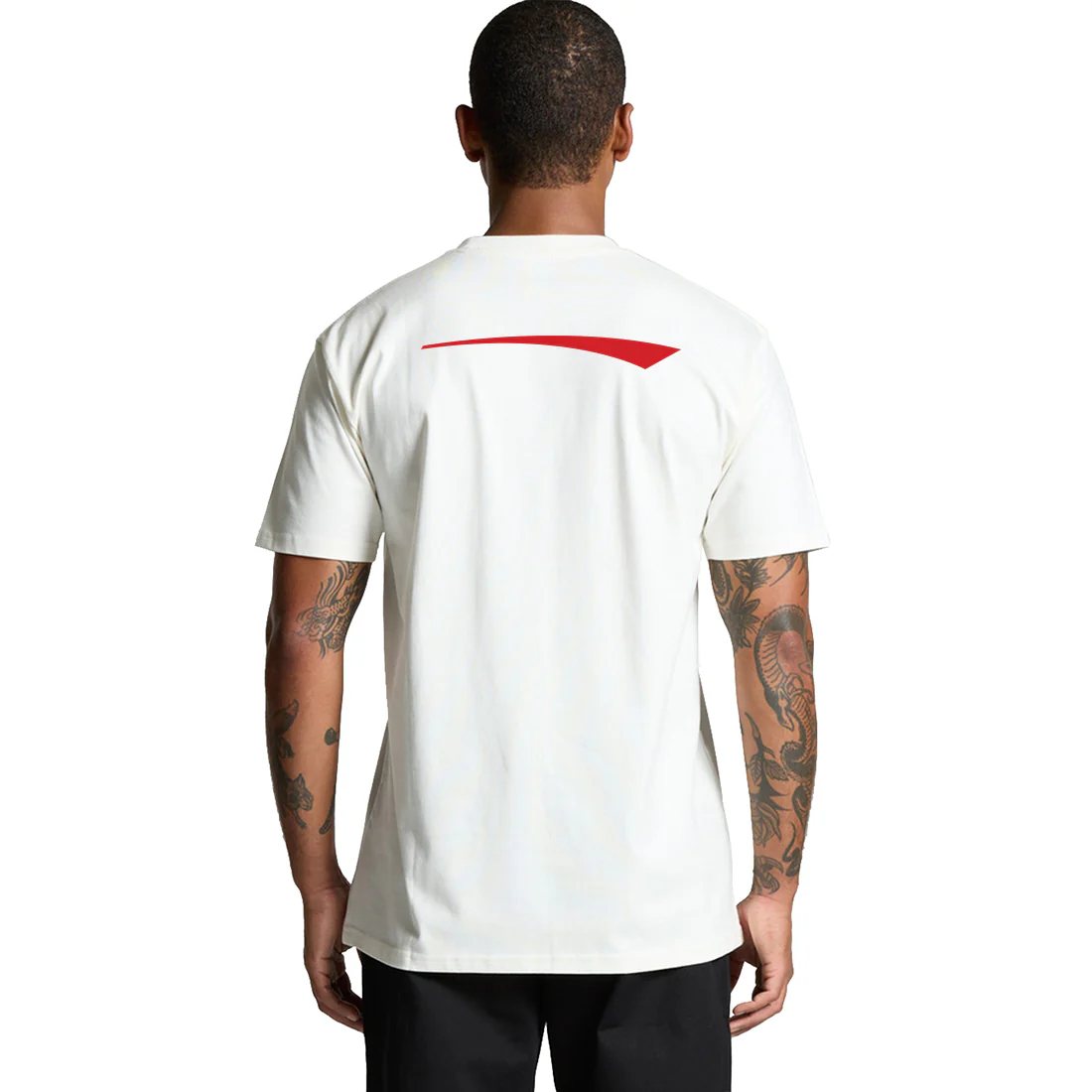 Skater HQ Adult Swoosh Tee - White - Image 3