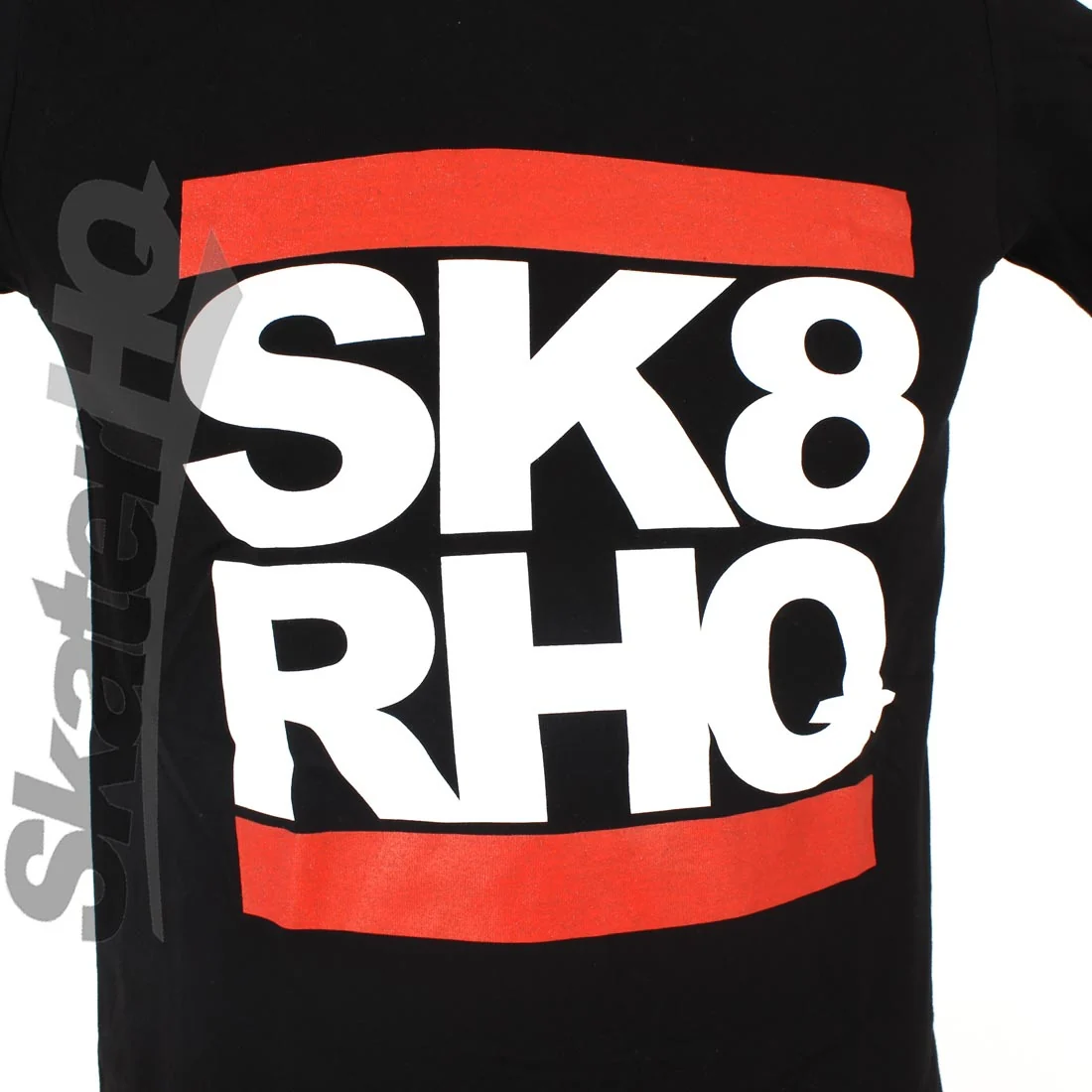 Skater HQ Kids Stacked T-Shirt - Black - Image 3