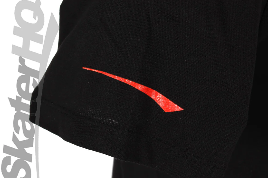 Skater HQ Adult Swoosh T-Shirt - Black - Image 3