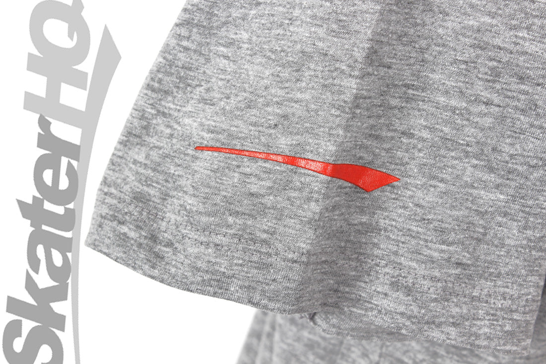 Skater HQ Adult Swoosh T-Shirt - Grey - Image 3