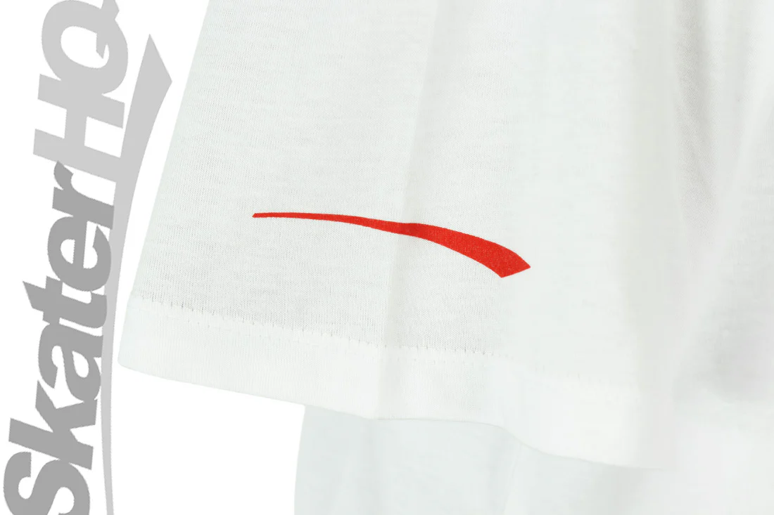 Skater HQ Adult Swoosh T-Shirt - White - Image 3