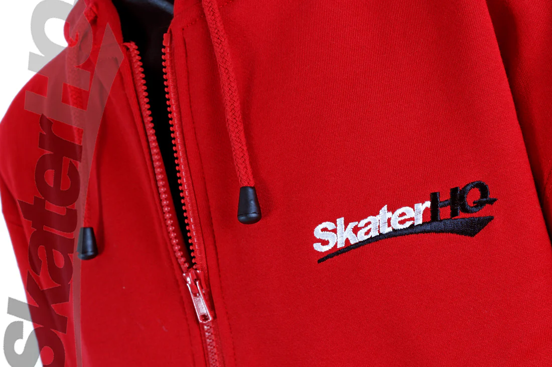 Skater HQ Adult Zip Hoody - Red - Image 3