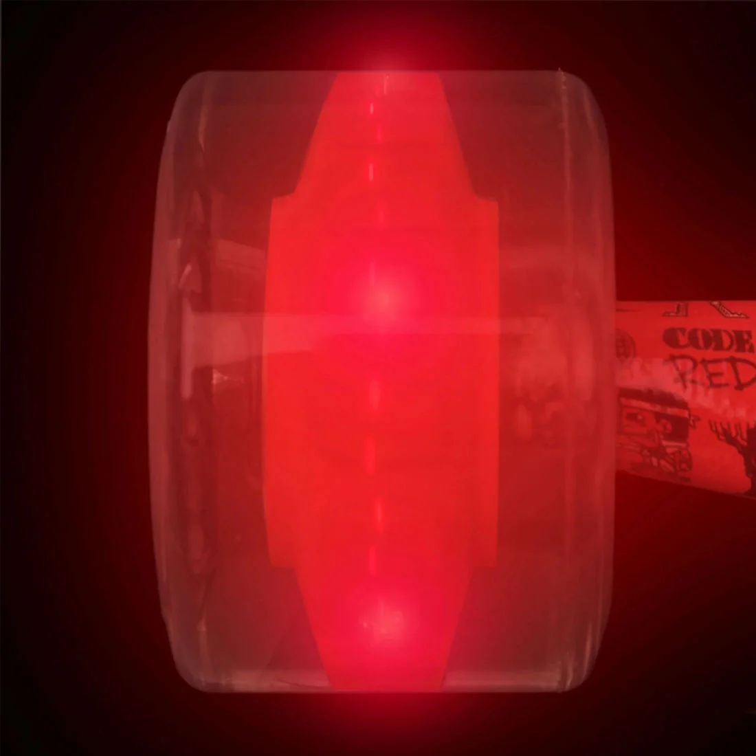 Slime Balls x Stranger Things Light Ups LED 66mm 78a - Clear/Red - Image 2