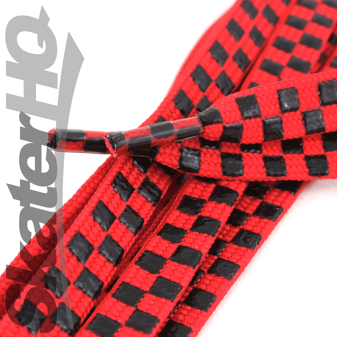 Slip-Not 72in Laces Pair - Red Checkered - Image 2