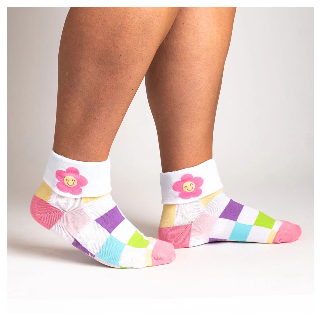 Sock It To Me - Turn Cuff Crew - Check You Out - Image 2